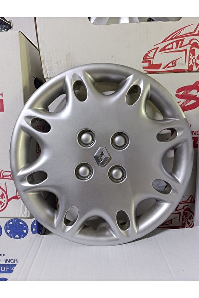 Universal 14 İnç Renault Yeni Model Jant Kapağı Takımı 4 lü Set ( Amblem Hedi...