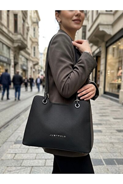 Just Polo Luxury Design Model Large Size Premium Silver Logo Handbag and Wall...