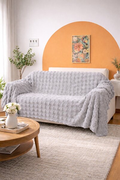 Bikaya Home Κάλυμμα καναπέ με σχέδιο φυσαλίδων |   175x215 εκ. |   Αντιολισθη...