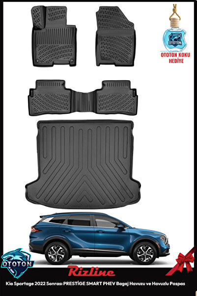 Rizline Kia Sportage 2026 PRESTİGE SMART PHEV Bagaj Havuzu+Havuzlu Paspas& to...