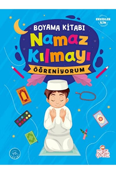 Timaş Yayınları Namaz Kılmayı Öğreniyorum Erkek - Boyama