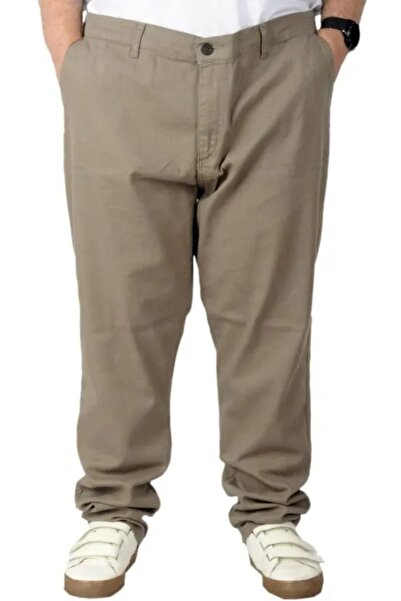 cusseli Large Size Men's Gabardine Trousers Nature 22850 Beige