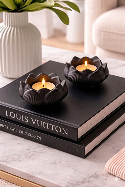 Aksesuar Kuşu 2 Adet Lotus Mumluk Pinterest Lotus Şık Tasarımlı Tealight Muml...