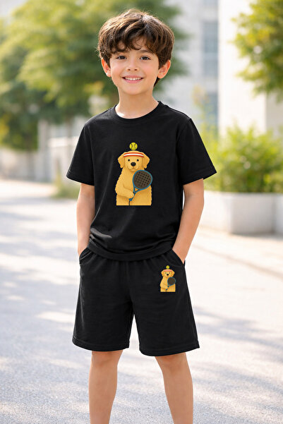 LORVEX Σετ μπλουζάκι και σορτς για αγόρια και κορίτσια, 100% βαμβάκι, καλοκαι...