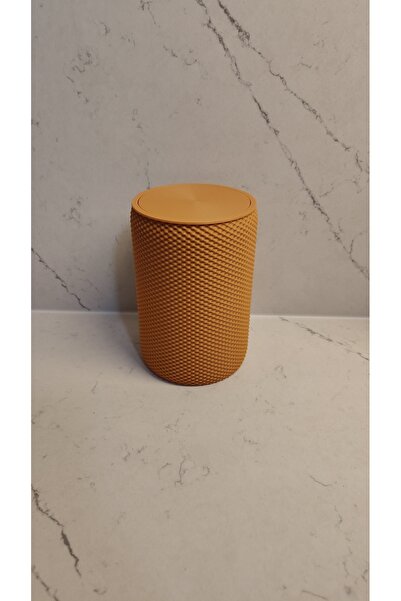 NESLİDEKOR Mini Masaüstü Çöp Kovası - Turuncu
