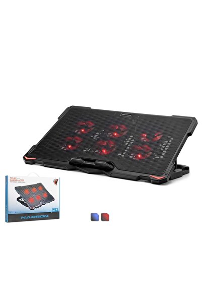 HADRON HDX4255 Polar Serisi Laptop Soğutucu 6 Fanlı LED 15.6-17.3 İnç Siyah