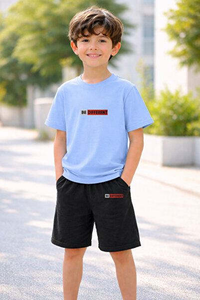 LORVEX Σετ μπλουζάκι και σορτς για αγόρια και κορίτσια, 100% βαμβάκι, καλοκαι...