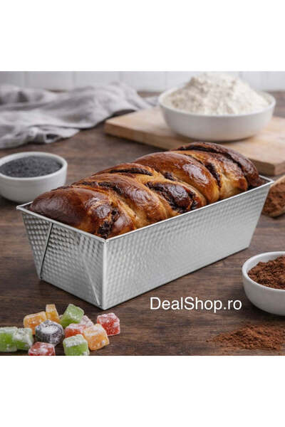 dealshopromania Σατινένια φόρμα για ψωμί/κοζονάκι 30 x 14.5 x 10 εκ.