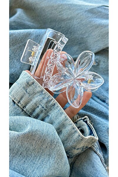 YOYYO Γυναικεία φουρκέτα 2 τεμαχίων, διαφανής φουρκέτα Lotus, μοντέλο με κλιπ...