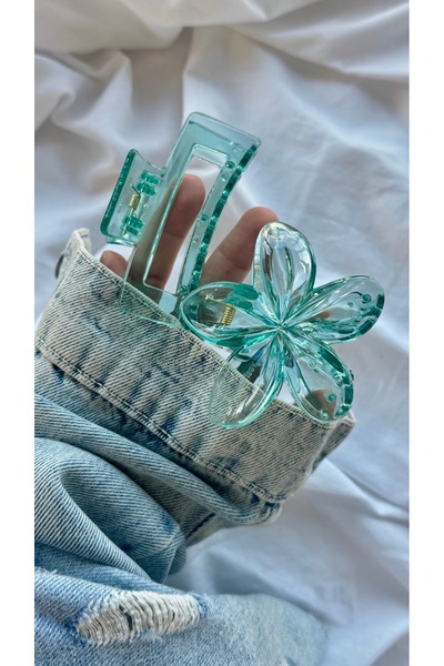 YOYYO Γυναικεία φουρκέτα 2 τεμαχίων, διαφανής φουρκέτα Lotus, μοντέλο με κλιπ...