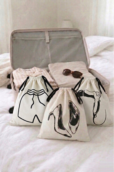 Paris Home Οργανωτής βαλίτσας Σετ 3 τεμαχίων - Γυναικεία παπούτσια / Στεγνωτή...