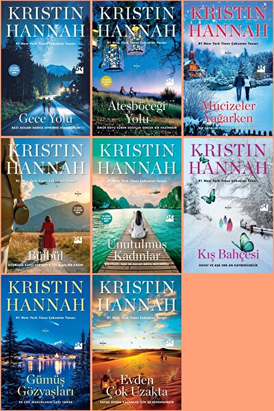 Doğan Kitap Kristin Hannah - Bülbül - Gece Yolu - Ateşböceği Yolu - Mucizeler...