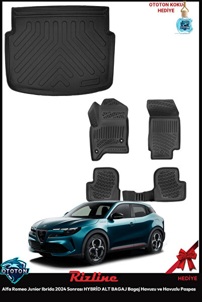 Rizline Alfa Romeo Junior Ibrida 2025 HYBRİD ALT BAGAJ Bagaj Havuzu+Havuzlu P...