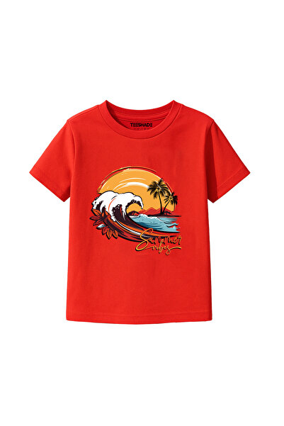 Yoo Street Summer Vibes T-Shirt for Unisex Kids – 100% Cotton Multiple Colors...