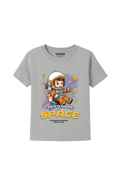 Yoo Street I Need More Space T-Shirt for Unisex Kids – 100% Cotton Multiple C...