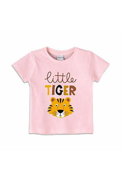Yoo Street Cute Little Tiger T-Shirt for Unisex Kids – 100% Cotton Multiple C...