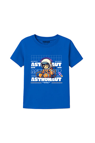 Yoo Street Rocket Man Astronaut T-Shirt for Unisex Kids – 100% Cotton Multipl...