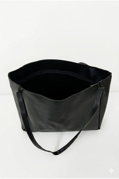 vattara Large Internal Volume Shoulder Bag Soft Leather Casual Tote Shopping Bag