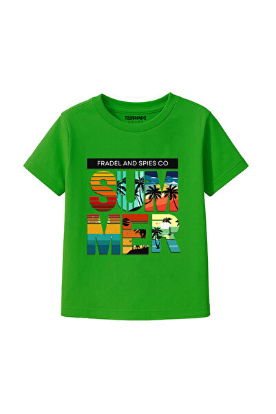 Yoo Street Summer T-Shirt for Unisex Kids – 100% Cotton Multiple Colors – Siz...