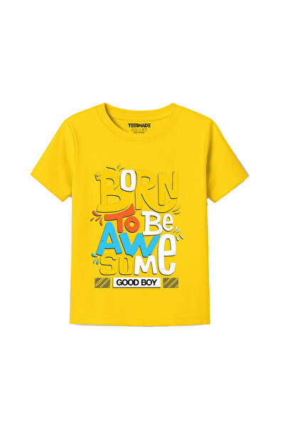 Yoo Street Born To Be Awesome T-Shirt for Unisex Kids – 100% Cotton Multiple ...