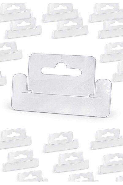 Copyder Διαφανές pvc Κλιπ κρεμάστρας για προβολή προϊόντων (Συμβατό με μεταλλ...