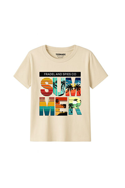 Yoo Street Summer T-Shirt for Unisex Kids – 100% Cotton Multiple Colors – Siz...
