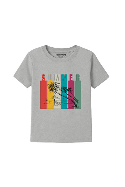 Yoo Street Summer Sunset T-Shirt for Unisex Kids – 100% Cotton Multiple Color...