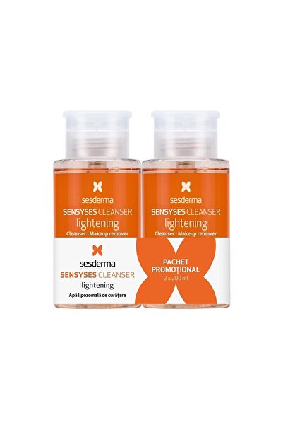 Sesderma Σένσισες Λευκαντική Λοσιόν Καθαρισμού Προσώπου, Συσκευασία 2x200ml