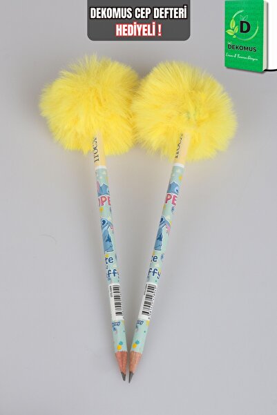 Stitch x Dekomus Lisanslı Özel Seri 2 Adet Fluffy Pop Collection Ponponlu Kur...