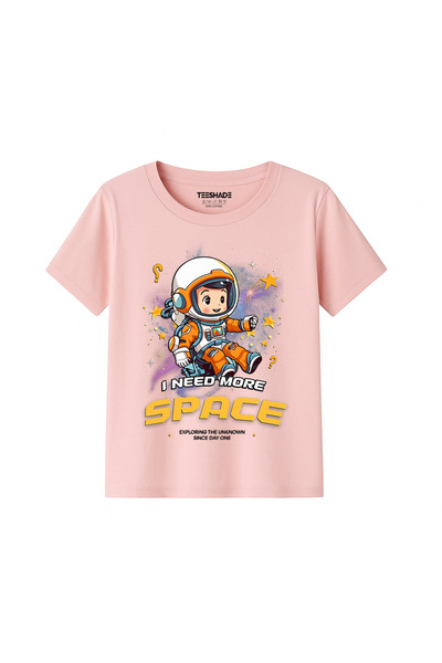 Yoo Street I Need More Space T-Shirt for Unisex Kids – 100% Cotton Multiple C...