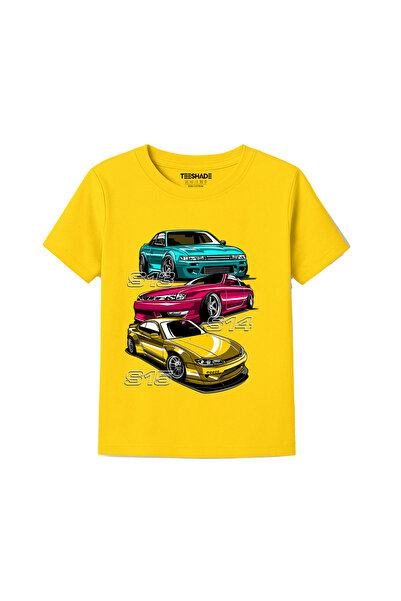 Yoo Street Cars Gt T-Shirt for Unisex Kids – 100% Cotton Multiple Colors – Si...
