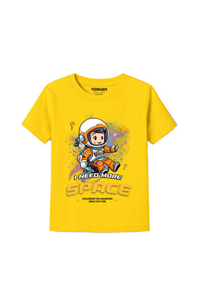 Yoo Street I Need More Space T-Shirt for Unisex Kids – 100% Cotton Multiple C...