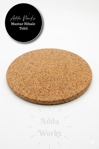 Adda Works 1 Adet Mantar Nihale Çap: 19 cm Tekli Tencere Tava Altı Nihale Kah...