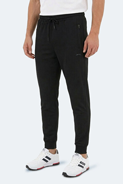 Slazenger Ανδρικό μαύρο φούτερ παντελόνι NOAKS