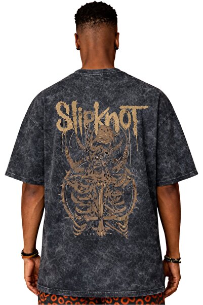 SEVBANO Dizajn Slipknot rok metal muzičkog benda, unisex majica sa leđnim pri...