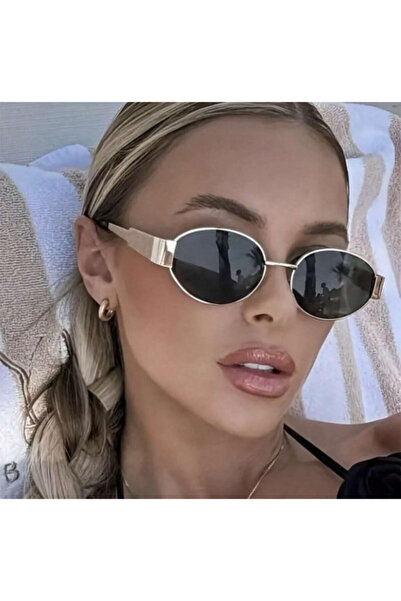 Sunglasses Retro Oval Fashion Glasses with Small Frame