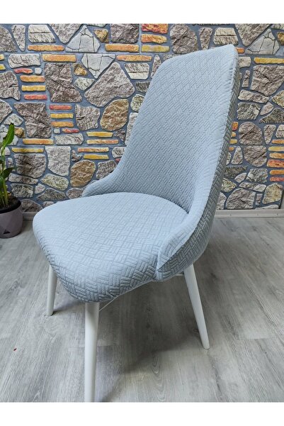 COVER TEKSTİL Ring Chair with Arms Model Brick Pattern Fabric