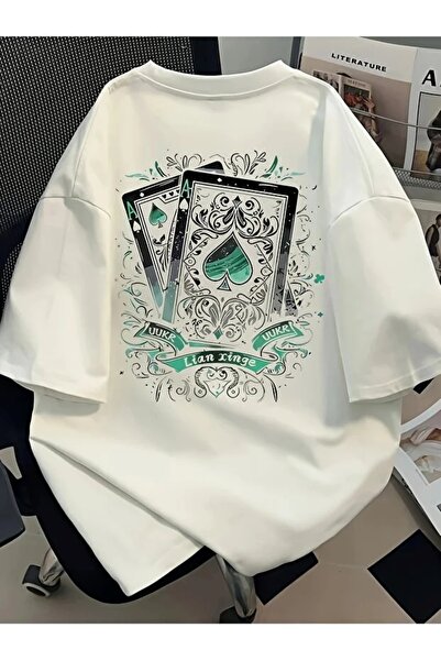 AN Trend Moda New Trend American Style Heavy-Duty Pure Summer Round Neck Shor...