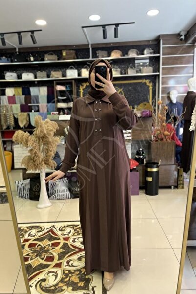 Veka Front Double Button Dress