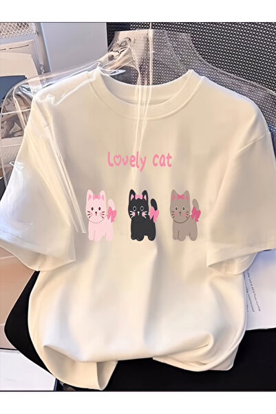 Soothing Space LOVLY CAT Streetwear Unisex Premium T-Shirt