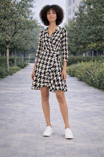 ALEXANDERGARDI Rochie de damă cu model în două piept