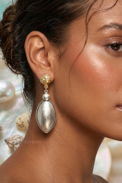 LIVOSH Antique Reflective Drop Earrings