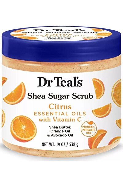Dr Teals مقشر الجسم بالسكر والشيا من دكتور تيل - تقشير الجسم بالسكر والحمضيات...