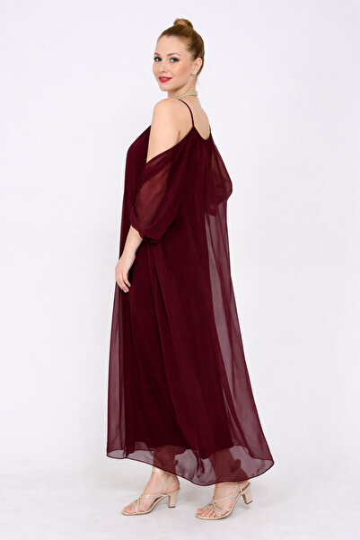 EREN STYLE Σετ μενταγιόν μεταξωτό φόρεμα & καπέλο 2 τεμ