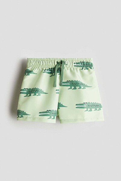 H&M Printed swim shorts