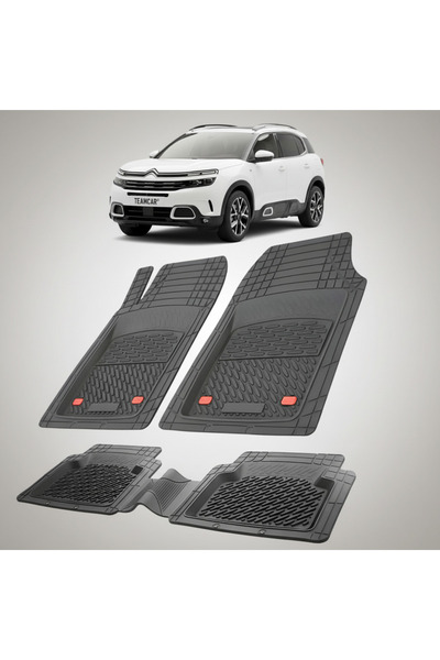 TEAMCAR Πατάκια Μοκέτας Citroen C5 Aircross SUV 1ης Γενιάς Συμβατά 2017-2022 ...