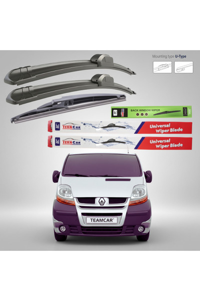 TEAMCAR Renault Trafic II VAN (2001–2014) Επίπεδες Υαλοκαθαριστήρες |   Πλήρε...