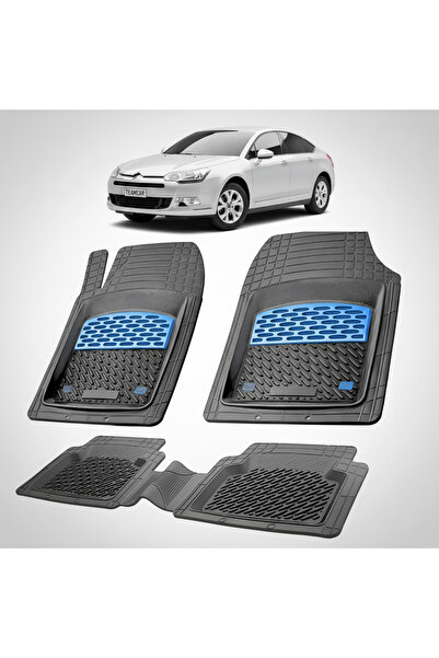 TEAMCAR Πατάκια αυτοκινήτου Citroen C5 Sedan Gen2 Συμβατά 2008-2017 |   Μπλε