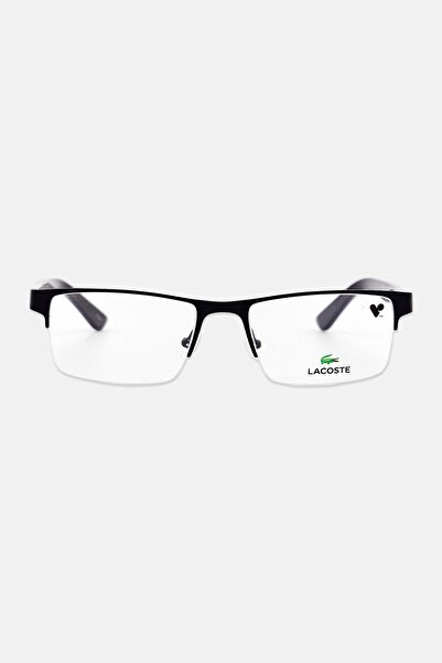 Lacoste Men L2237 Rectangular Sunglasses, Black