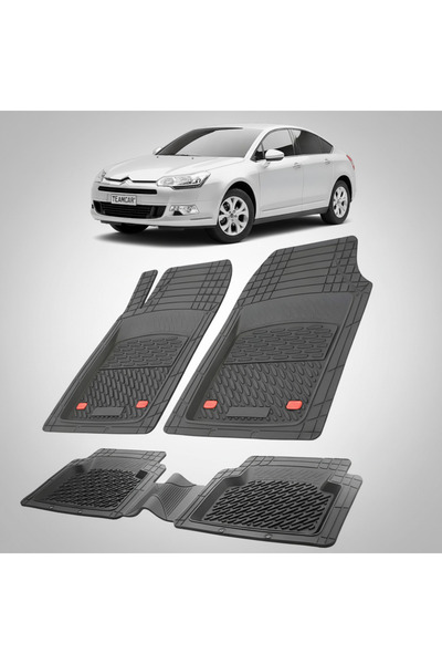 TEAMCAR Πατάκια δαπέδου συμβατά με Citroen C5 Sedan Gen2 2008-2017 |   Μαύρο